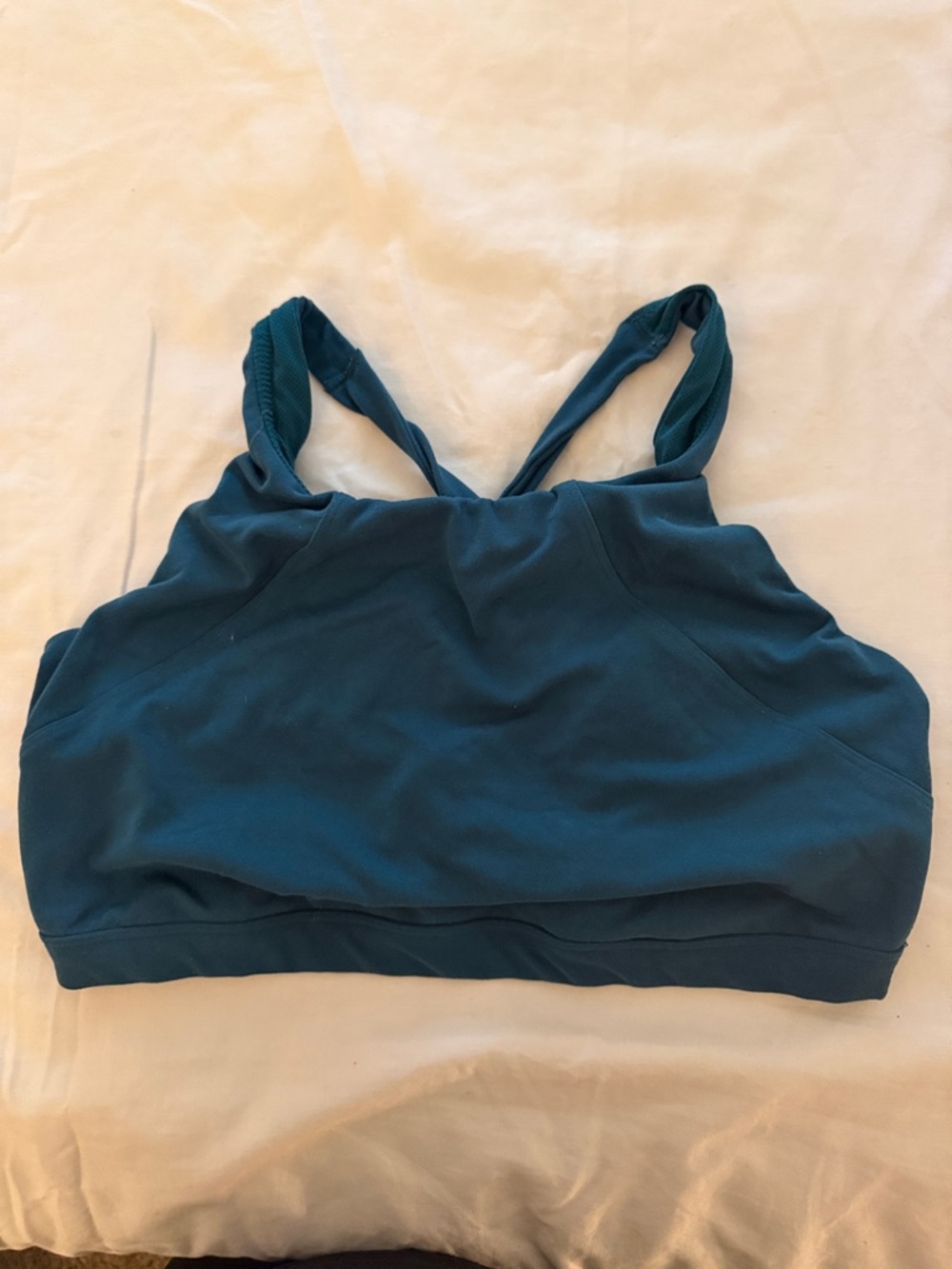all in motion Teal Blue Cross-Back Sports Bra
